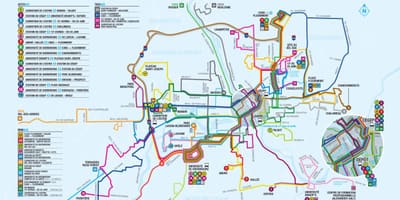 Harta Quebec autobuz