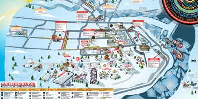 Harta Quebec carnavalul de iarnă